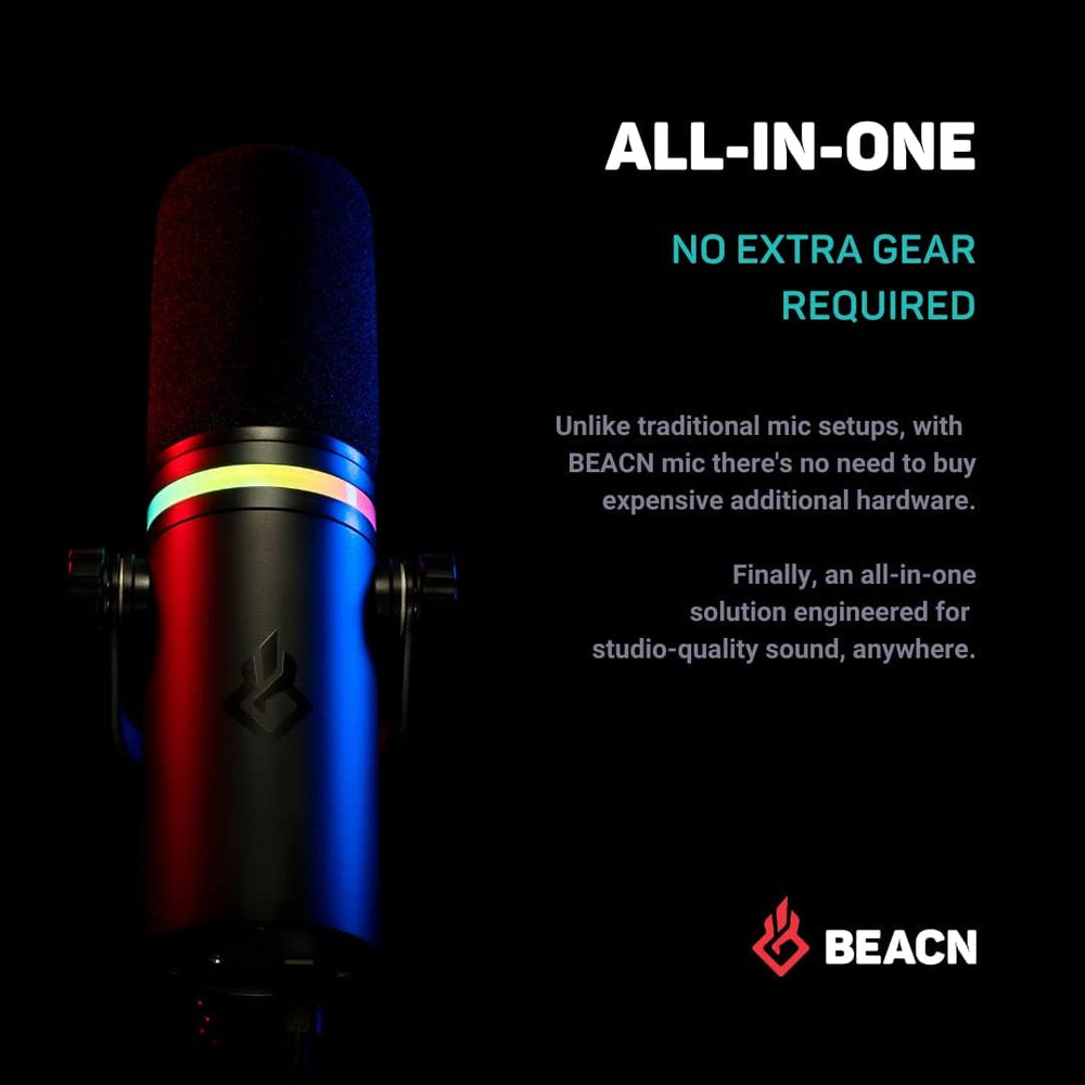 Beacn deals Dynamic RGB USB Microphone For Streamers